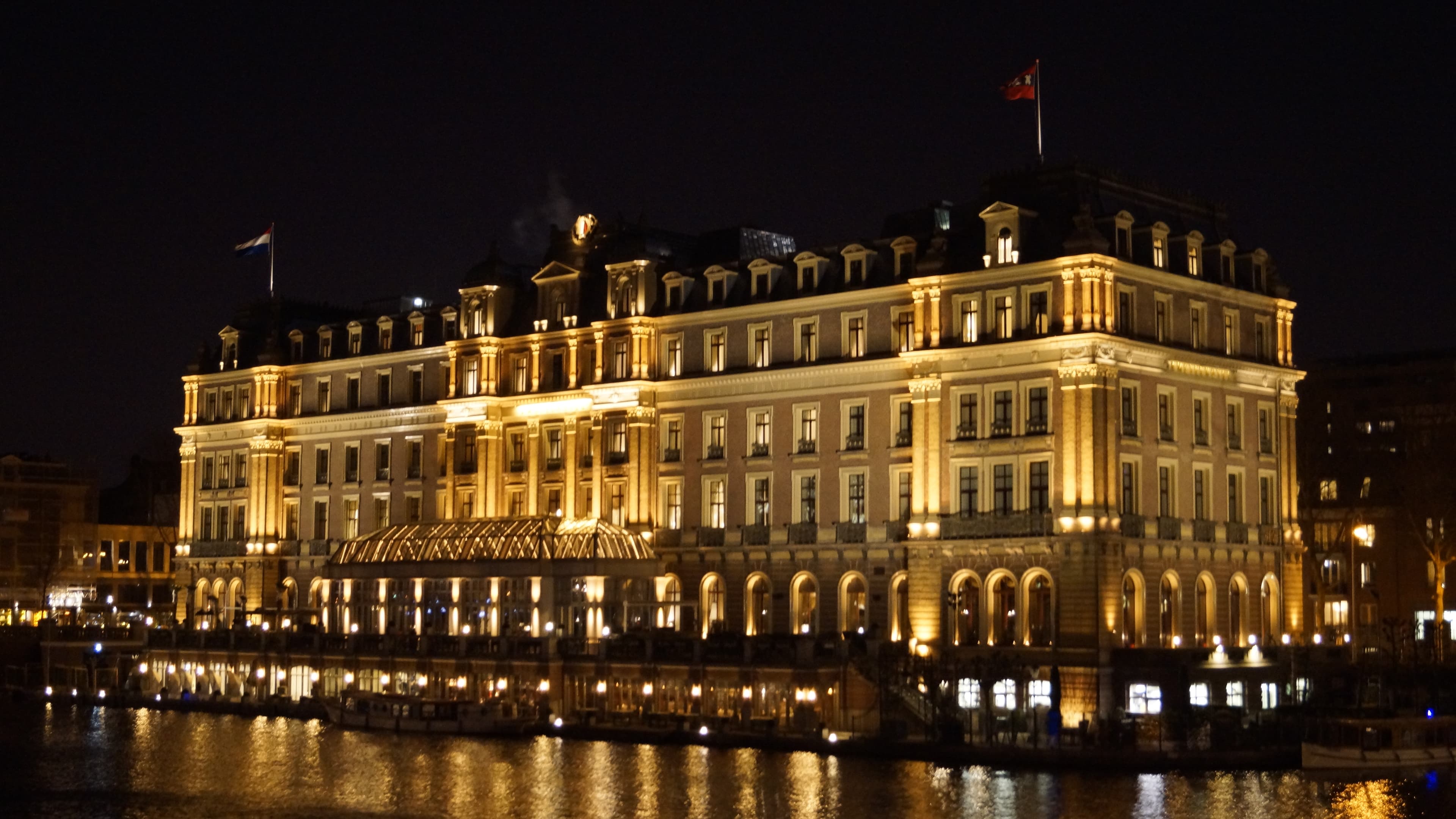 InterContinental Amstel Amsterdam - Exterior by night