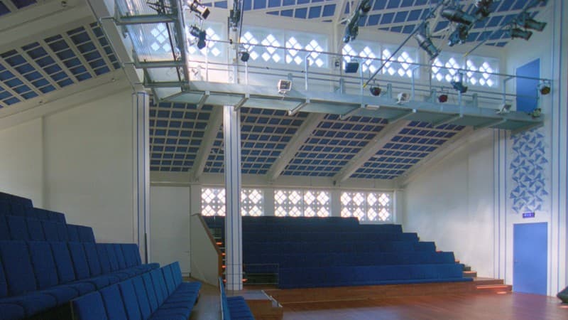 Podium Mozaïek - zijtribune