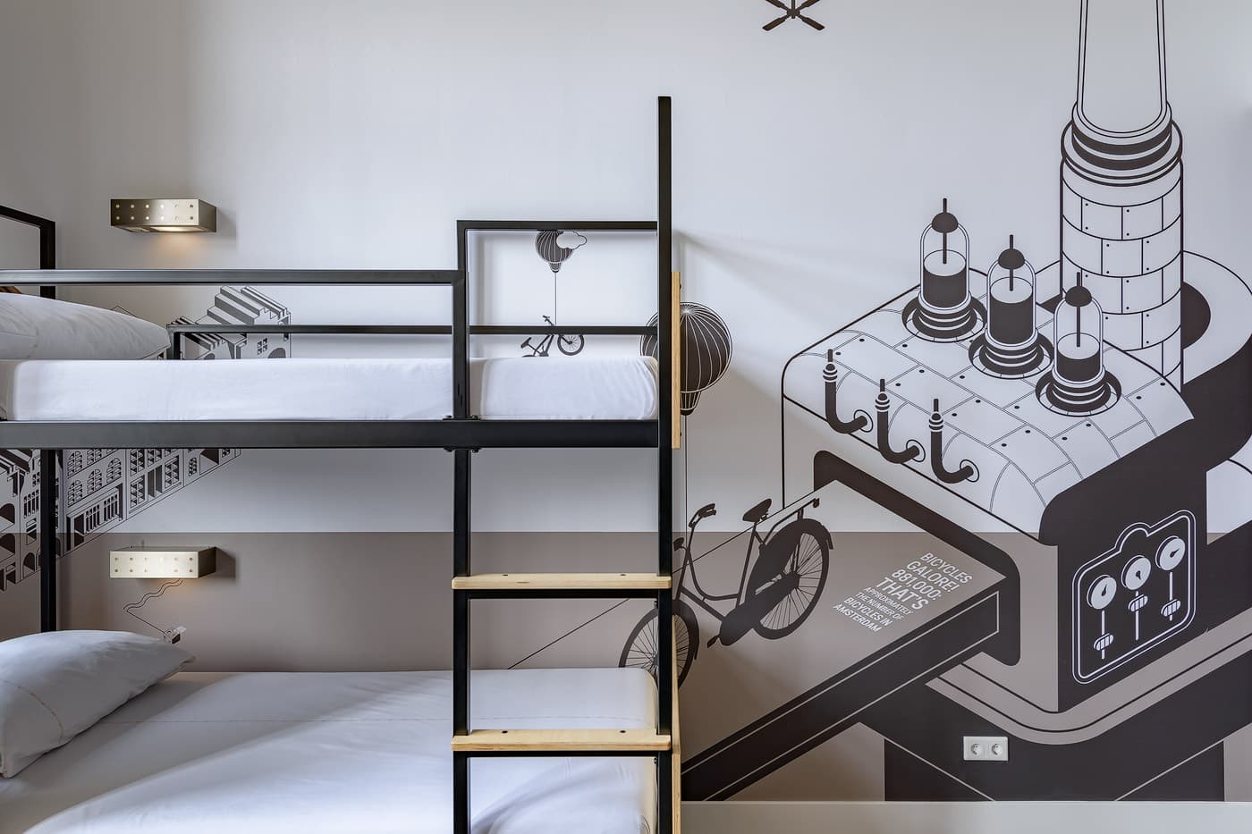Stayokay Amsterdam Oost - bunk bed shared room