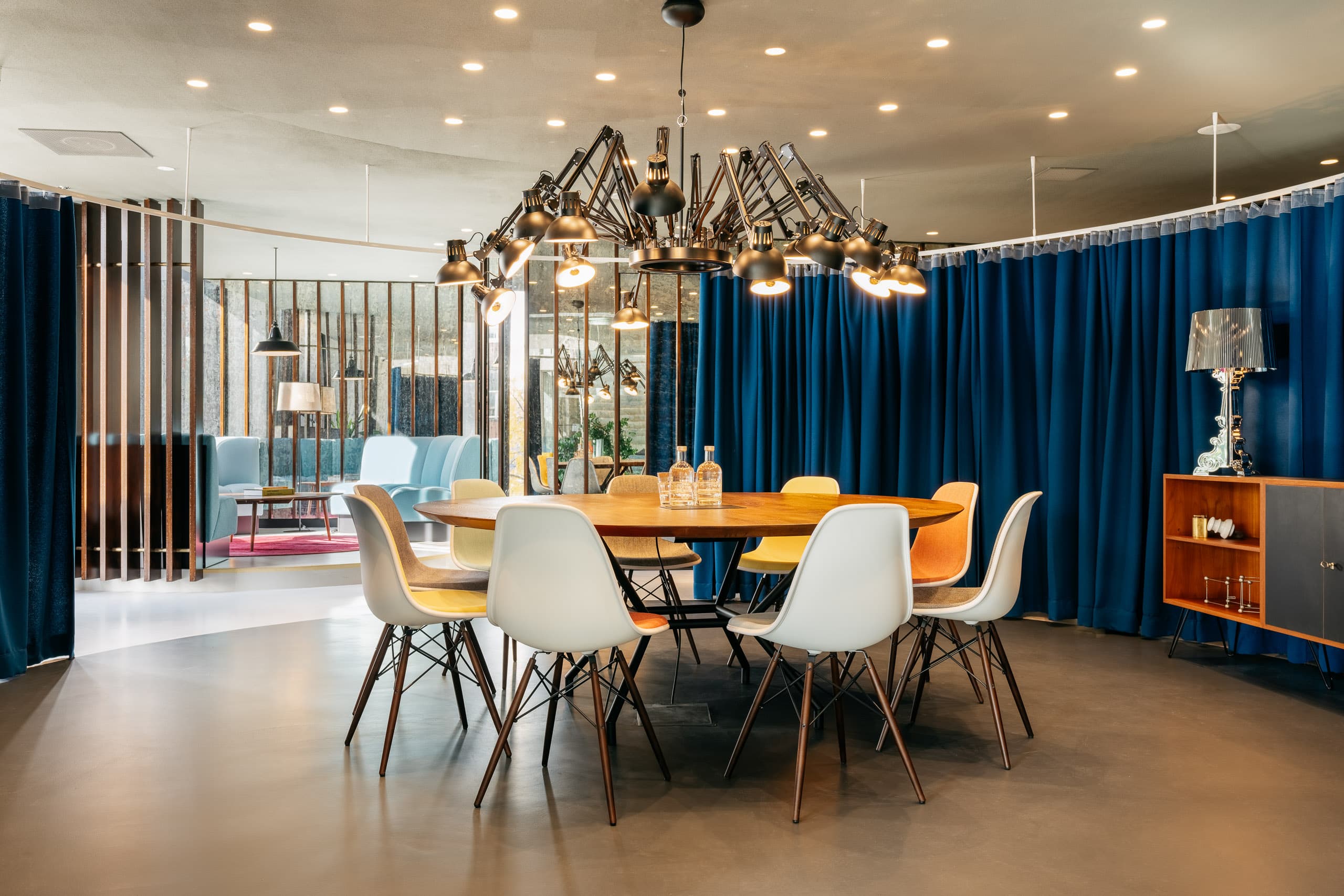 Create 01 at the Mezzanine offers a semi private space for brainstorming