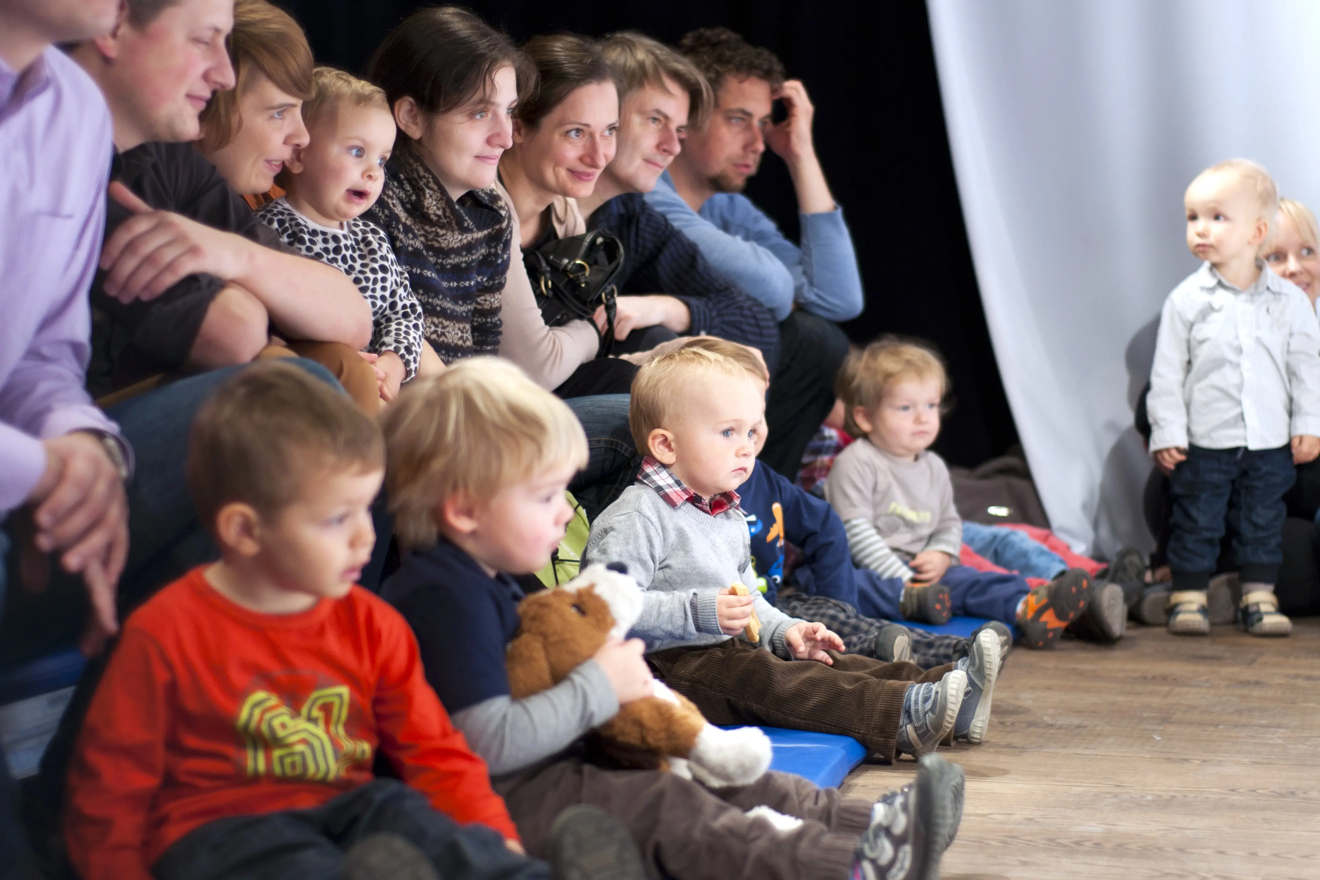 Kijken naar de kindervoorstelling