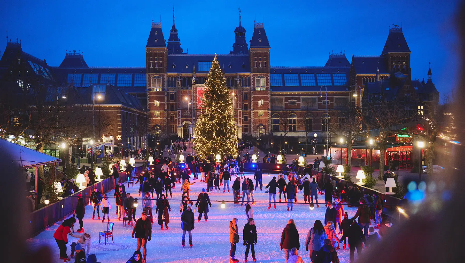 Schaatsbaan op het Museumplein
