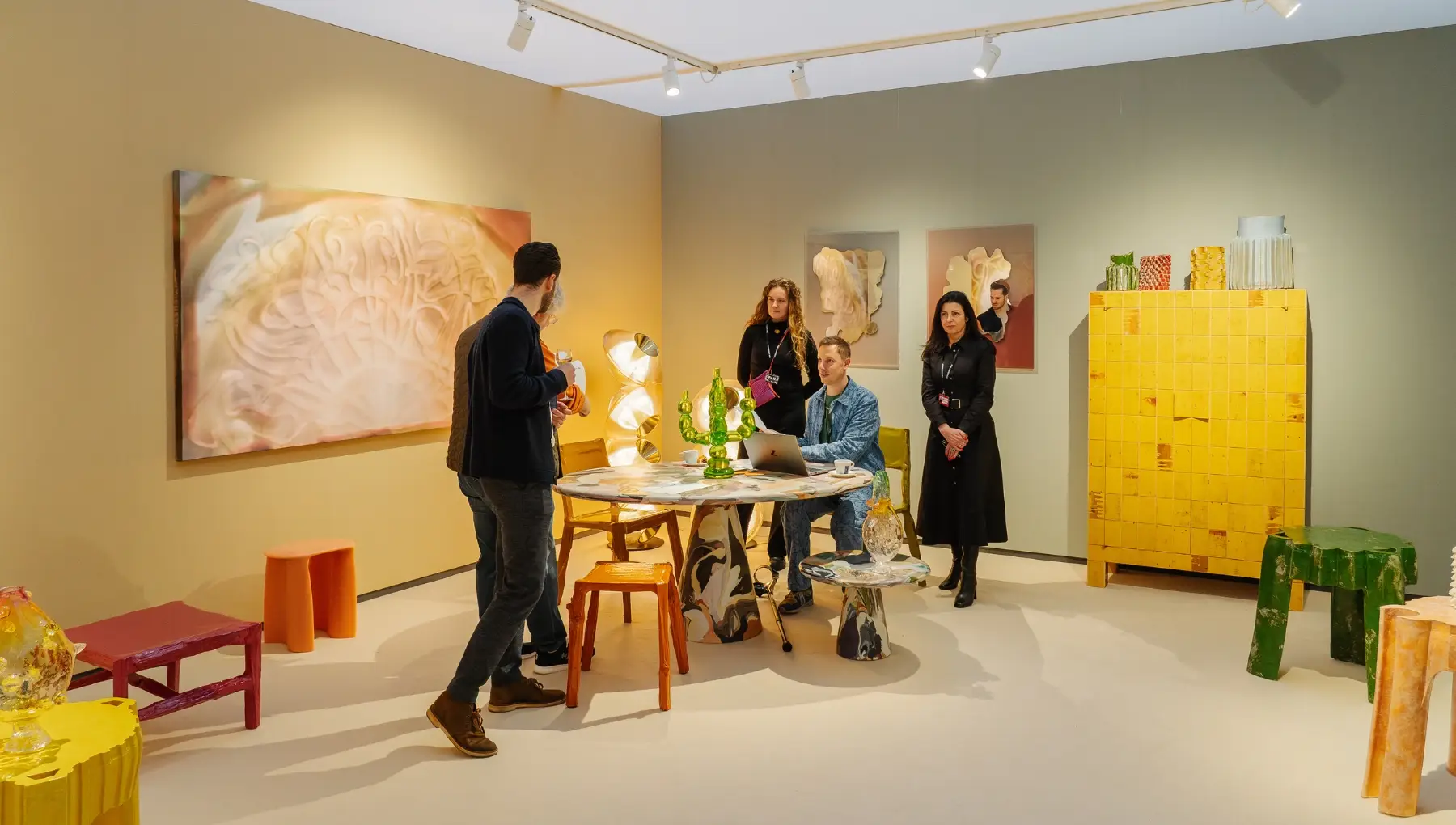 Kunst kijken Frozen Fountain