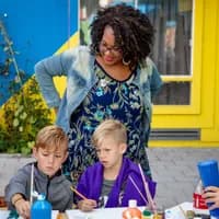 Werkplaats CBK Zuidoost drawing and painting workshop for children 24H Zuidoost