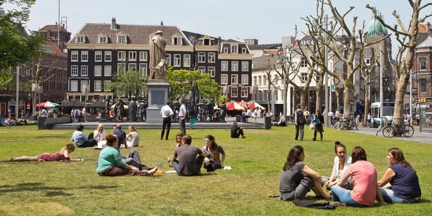 Rembrandtplein is a major square in central Amsterdam, Netherlands, named after Rembrandt van Rijn who owned a house nearby from 1639 to 1656.