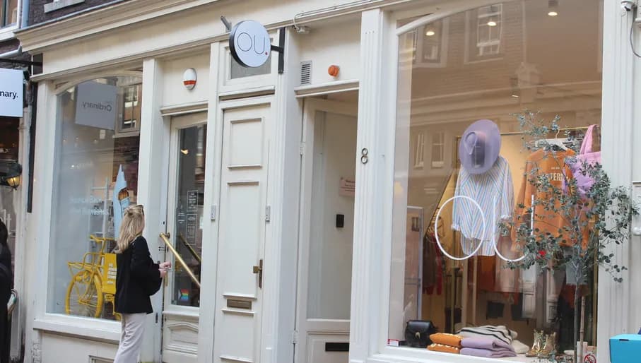 OU Boutique Stories exterior on the Negen Straatjes