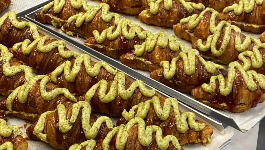 Salvo Bakehouse pistacchio croissants