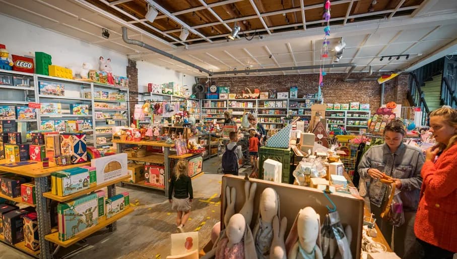 Meneer Paprika toyshop in Haarlem.