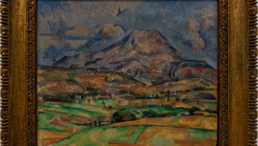 La Montagne Sainte-Victoire, Cezanne, Stedelijk Museum