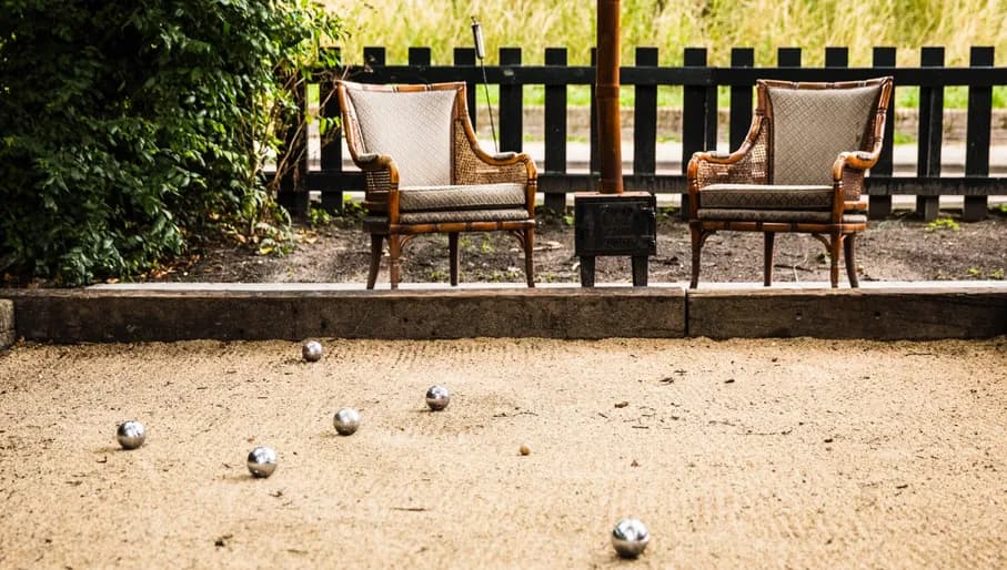 Vergulden Eenhoorn jeu de boules