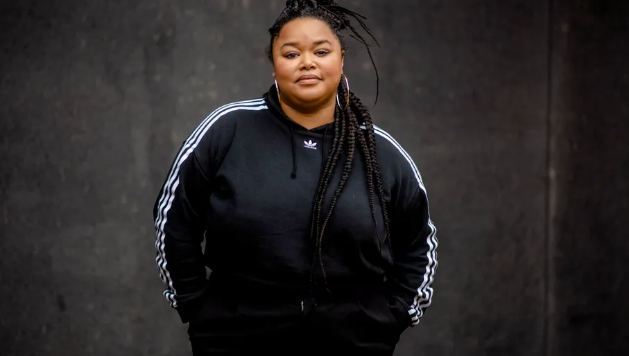 Nederland, Groningen, 20-12-2022. Portret van actrice Sarah Janneh. Foto: Andreas Terlaak