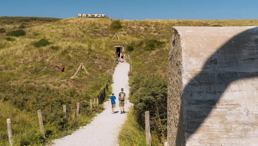 The Atlantic Wall was a more than 5,000 km long defense line that Nazi Germany constructed along the west coast of the occupied territories in Western Europe during World War II to prevent an Allied invasion.