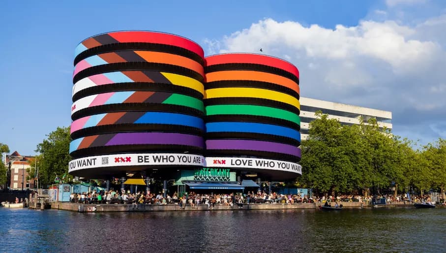 Waterkant exterior during Pride 2022